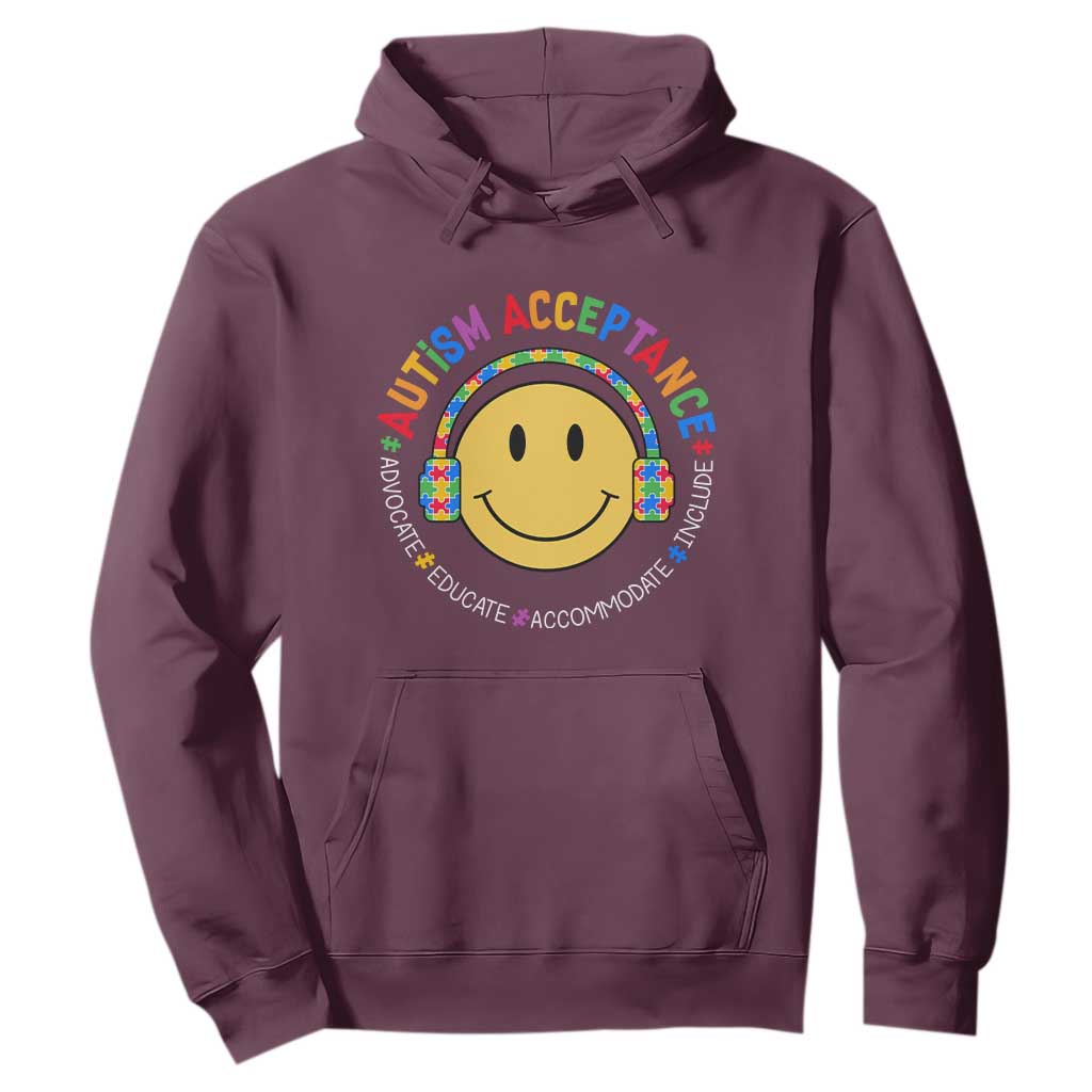 Autism Support Acceptance Hoodie Special Education Teacher Kids