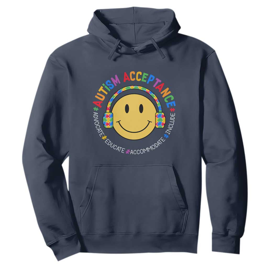 Autism Support Acceptance Hoodie Special Education Teacher Kids
