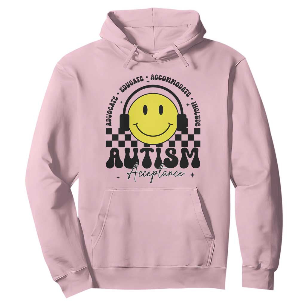 Autism Acceptance Hoodie Advocate Educate Accomodate Include Special Education