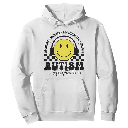 Autism Acceptance Hoodie Advocate Educate Accomodate Include Special Education