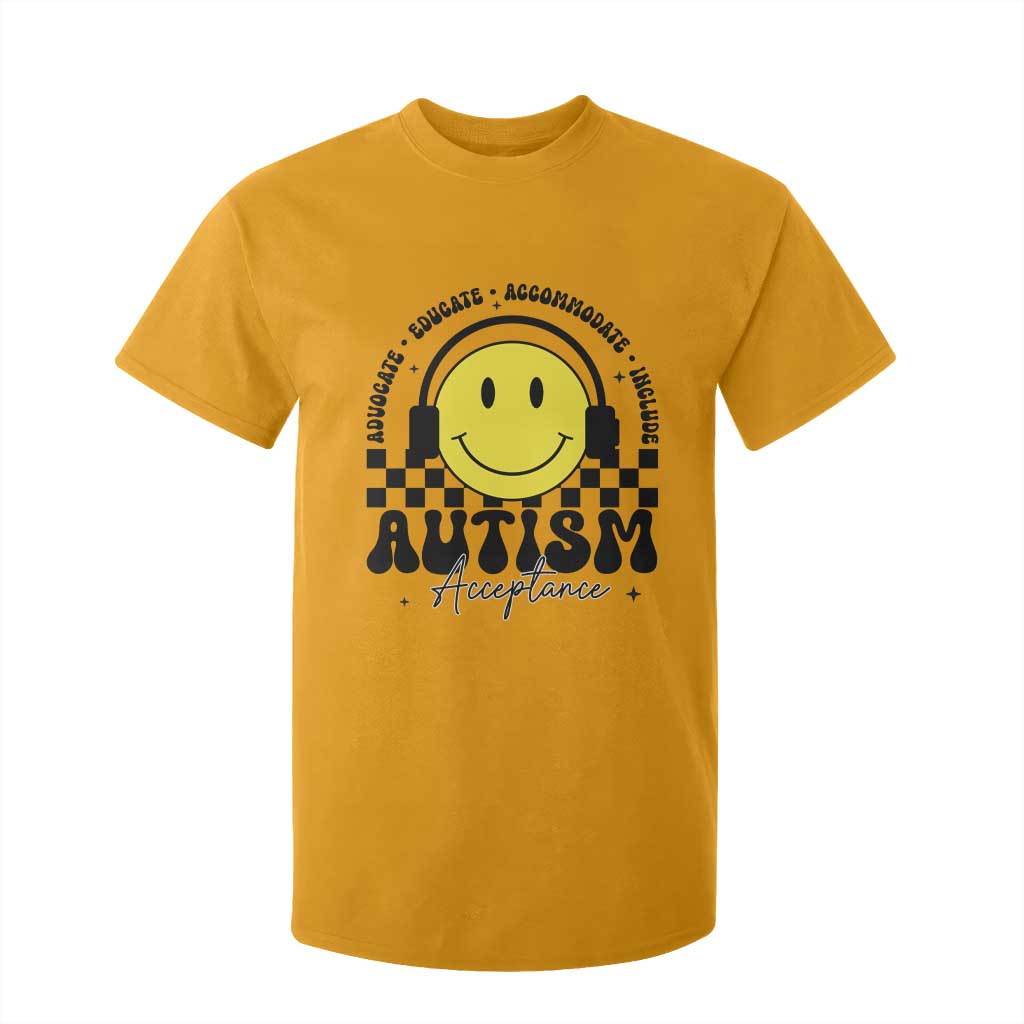 Autism Acceptance T Shirt For Kid Advocate Educate Accomodate Include Special Education
