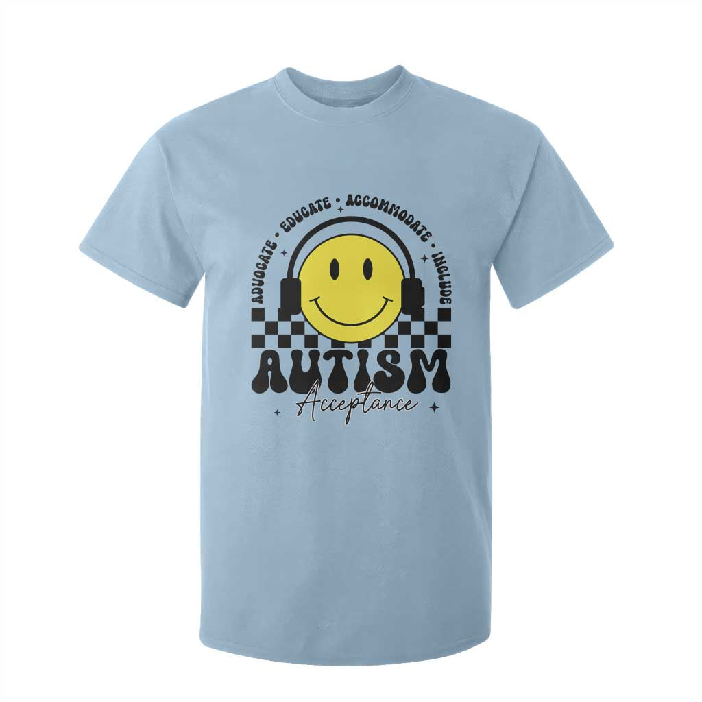 Autism Acceptance T Shirt For Kid Advocate Educate Accomodate Include Special Education