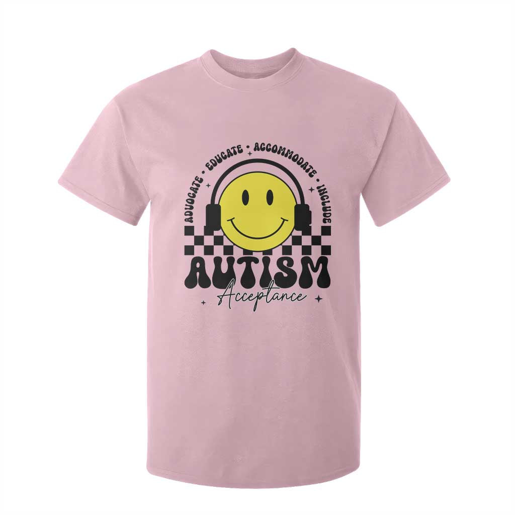 Autism Acceptance T Shirt For Kid Advocate Educate Accomodate Include Special Education
