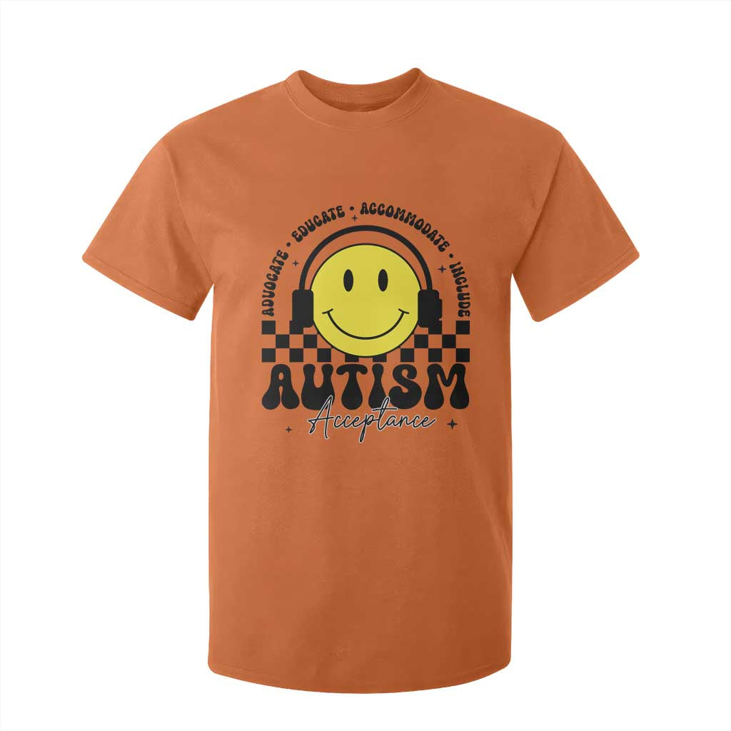 Autism Acceptance T Shirt For Kid Advocate Educate Accomodate Include Special Education