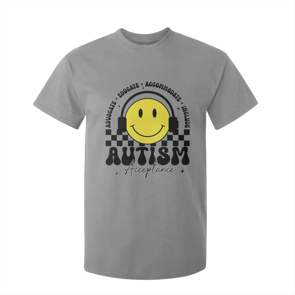 Autism Acceptance T Shirt For Kid Advocate Educate Accomodate Include Special Education