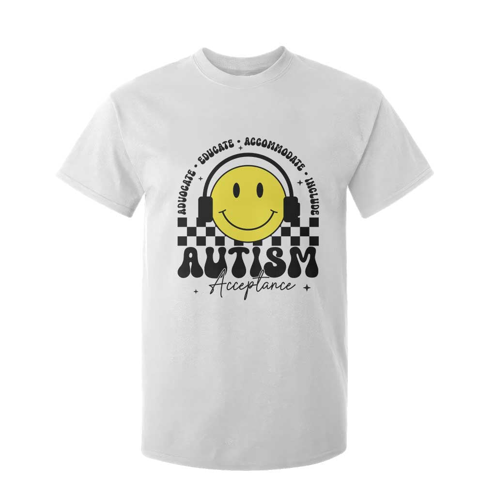 Autism Acceptance T Shirt For Kid Advocate Educate Accomodate Include Special Education