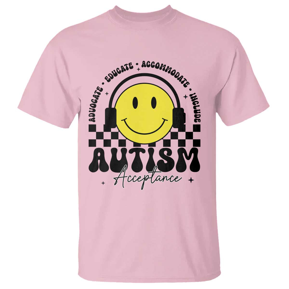 Autism Acceptance T Shirt Advocate Educate Accomodate Include Special Education