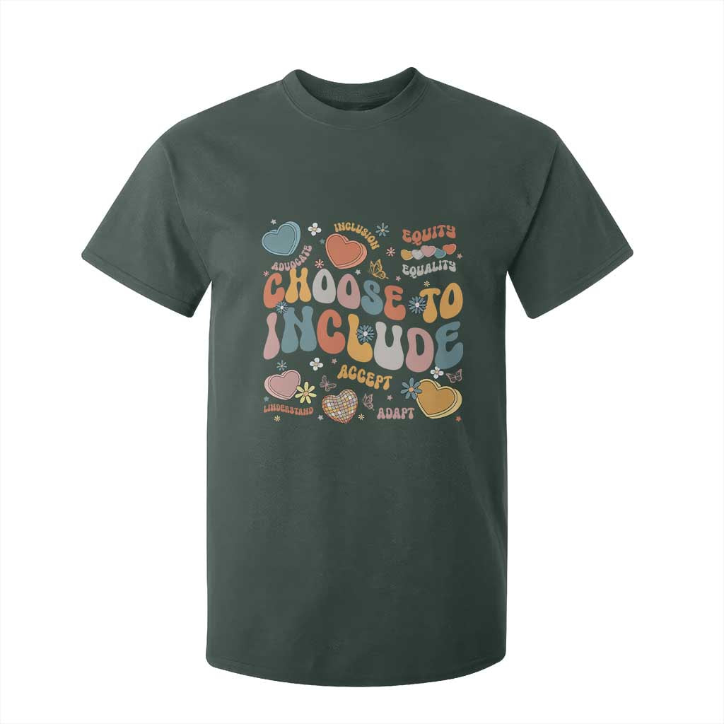 Autism Acceptance T Shirt For Kid Choose To Include Inclusion Matters