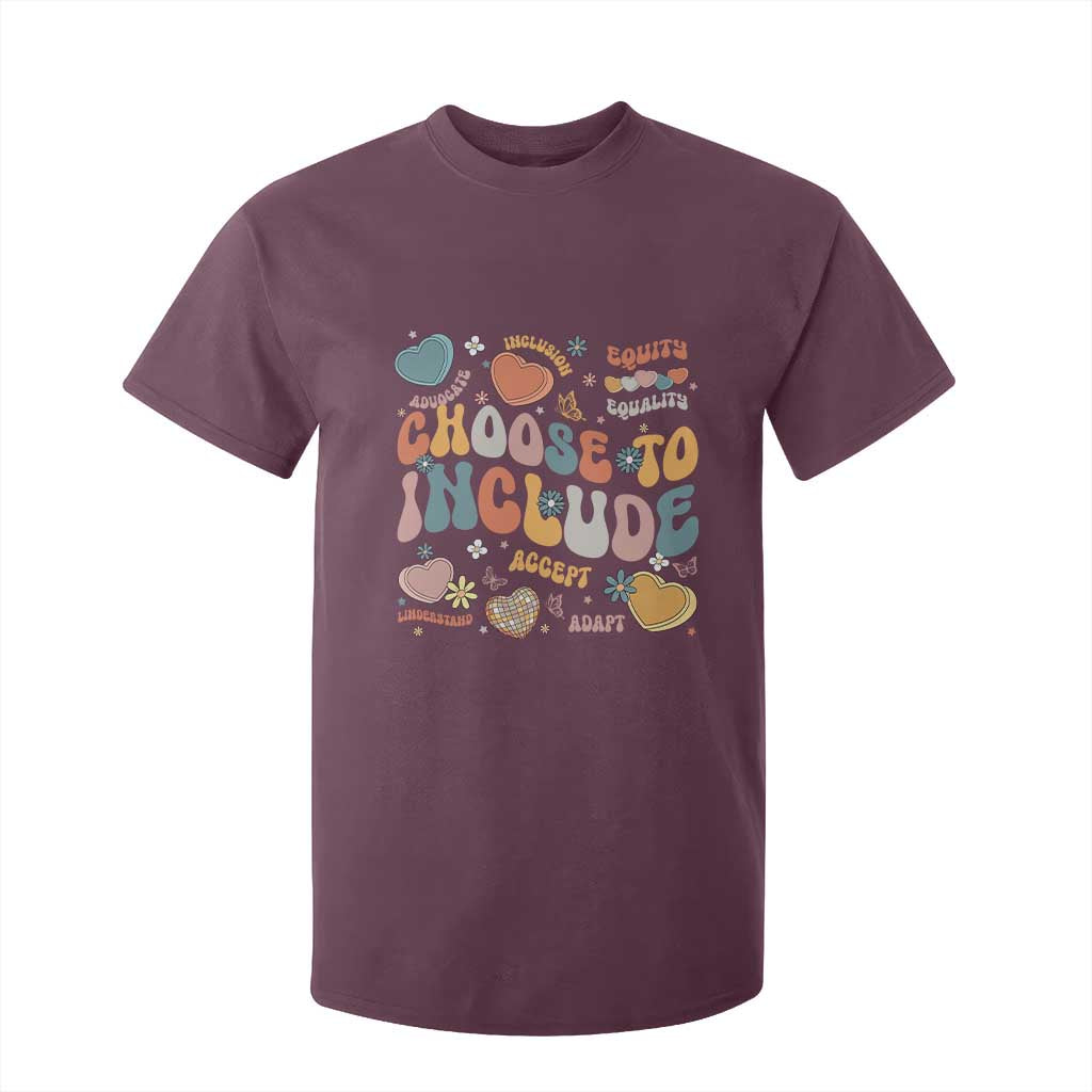 Autism Acceptance T Shirt For Kid Choose To Include Inclusion Matters