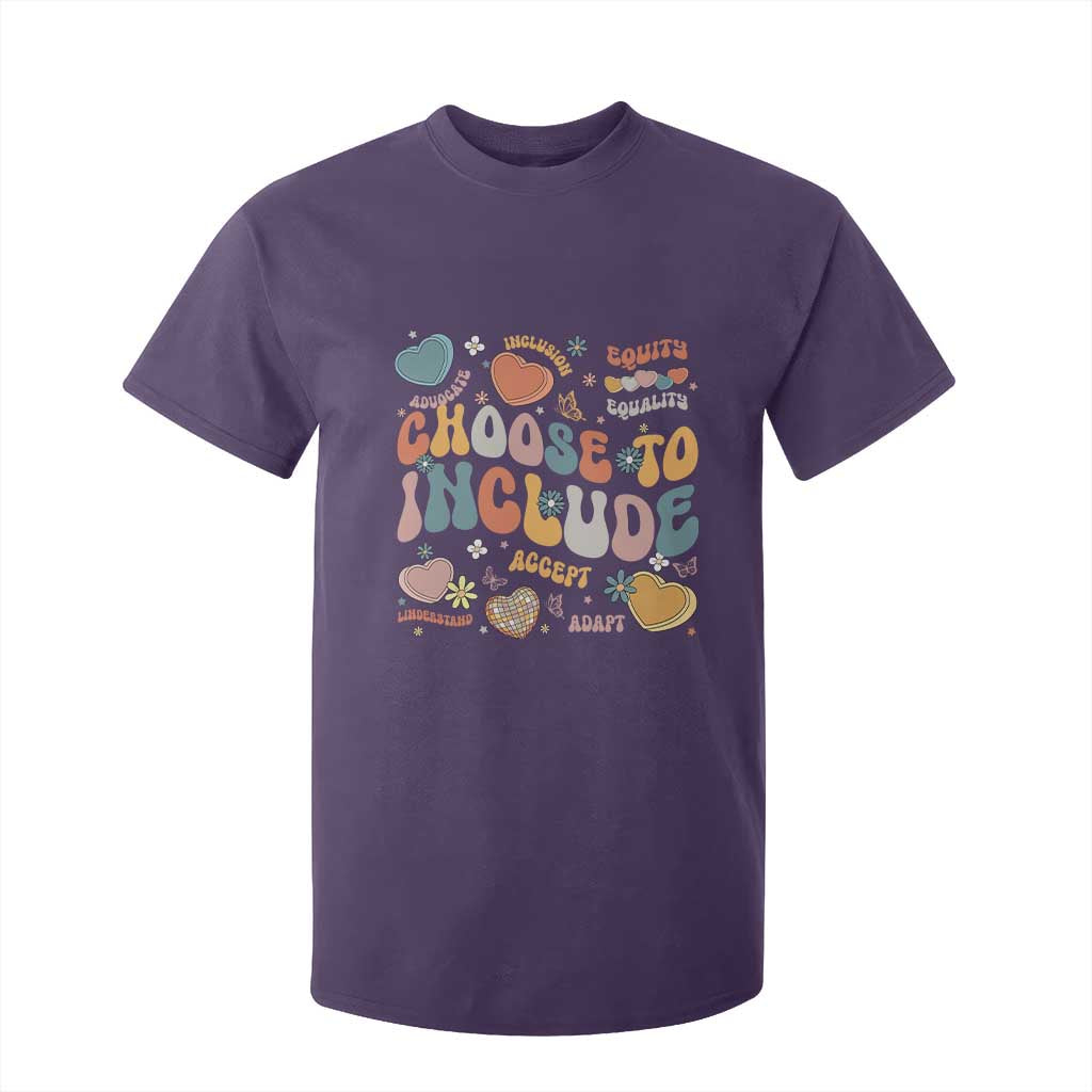 Autism Acceptance T Shirt For Kid Choose To Include Inclusion Matters
