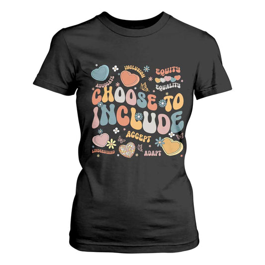 Autism Acceptance T Shirt For Women Choose To Include Inclusion Matters