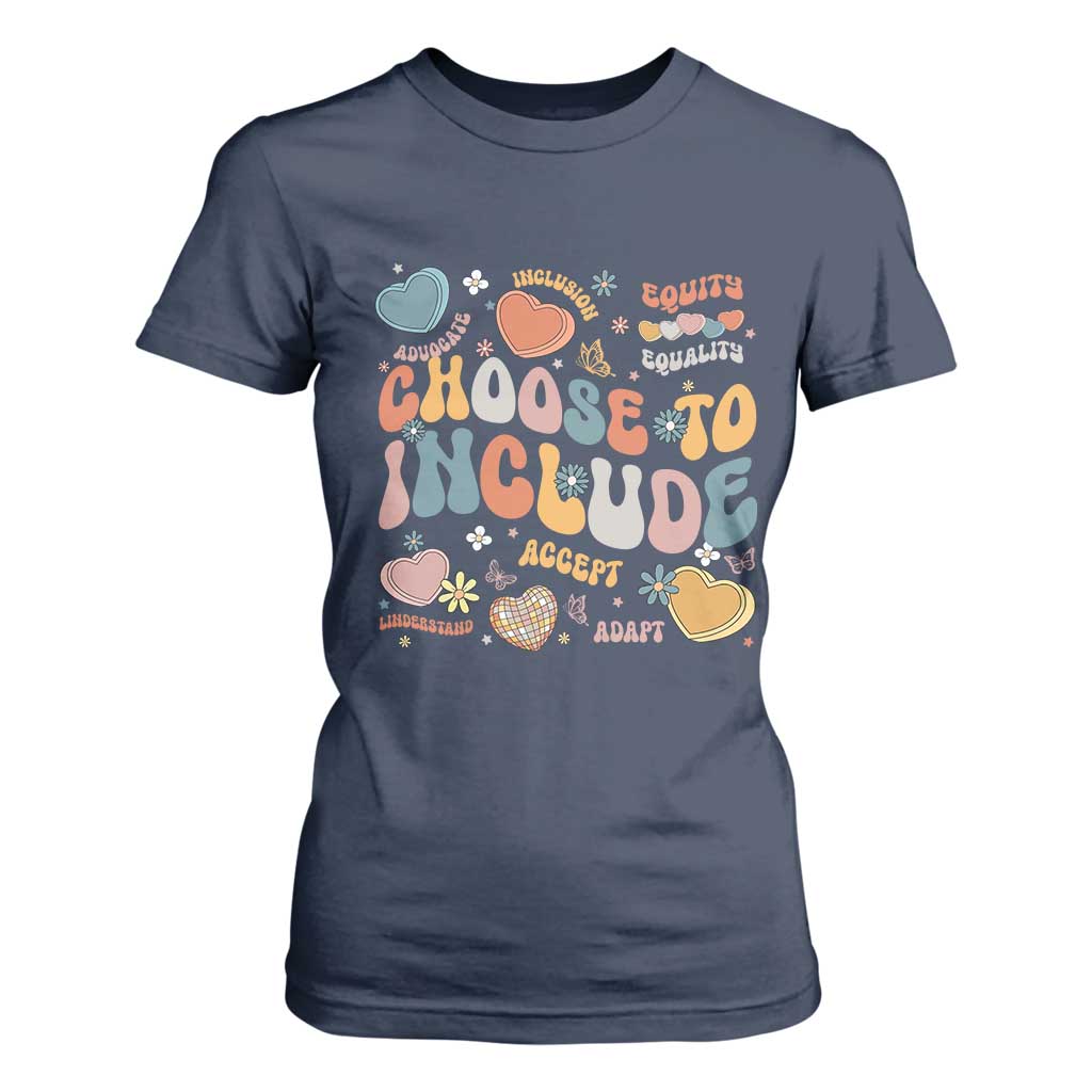 Autism Acceptance T Shirt For Women Choose To Include Inclusion Matters