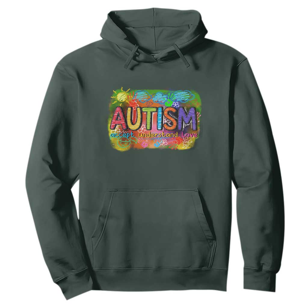 Autism Acceptance Hoodie Accept Understand Love Autistic Support