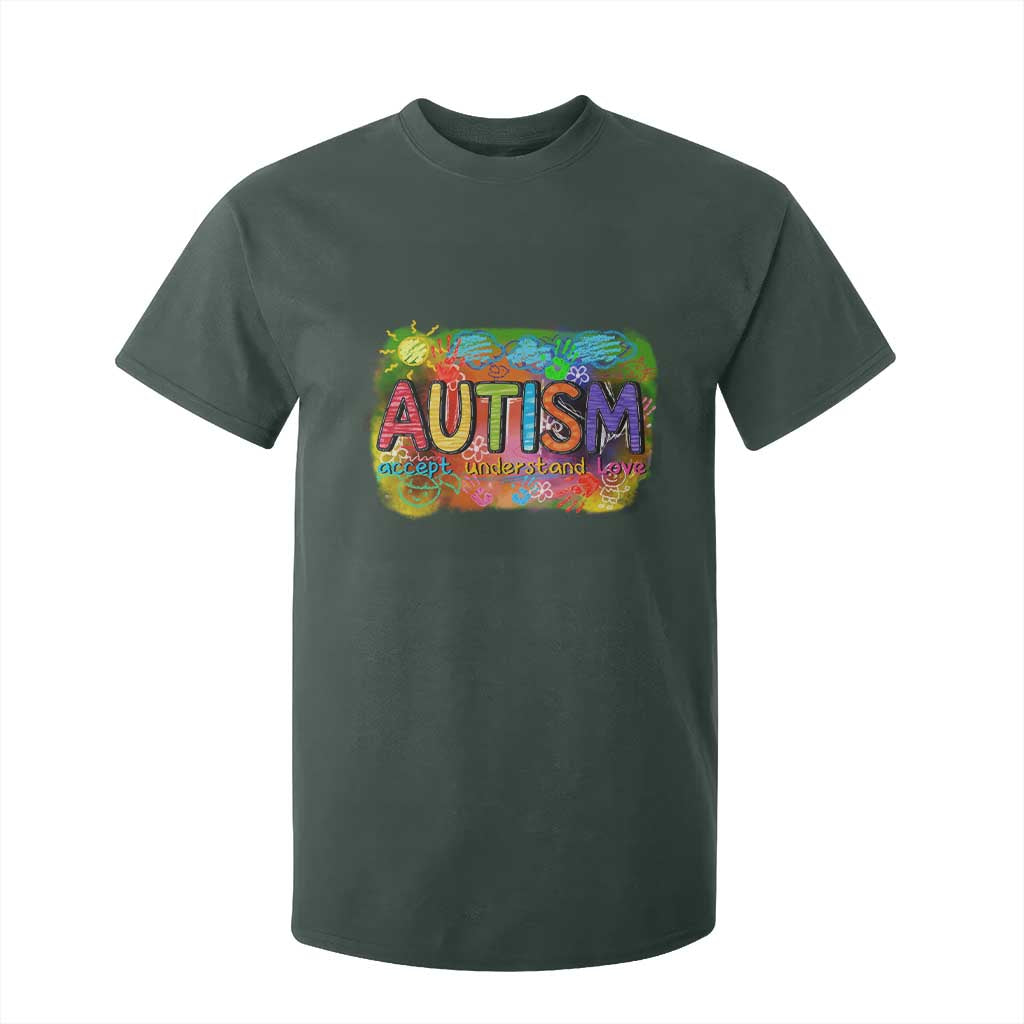 Autism Acceptance T Shirt For Kid Accept Understand Love Autistic Support