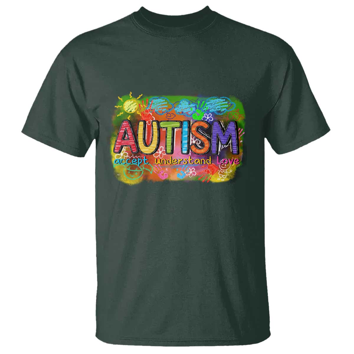 Autism Acceptance T Shirt Accept Understand Love Autistic Support