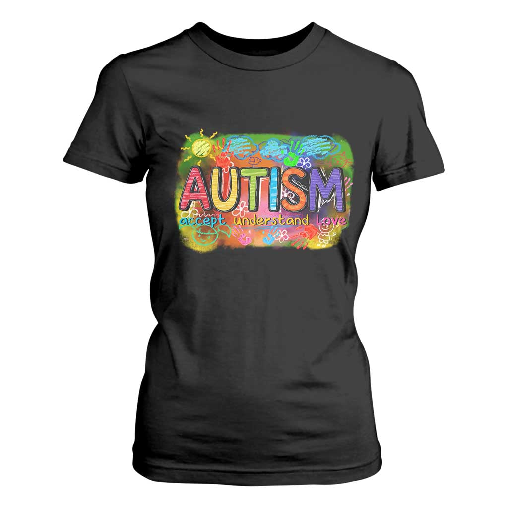 Autism Acceptance T Shirt For Women Accept Understand Love Autistic Support