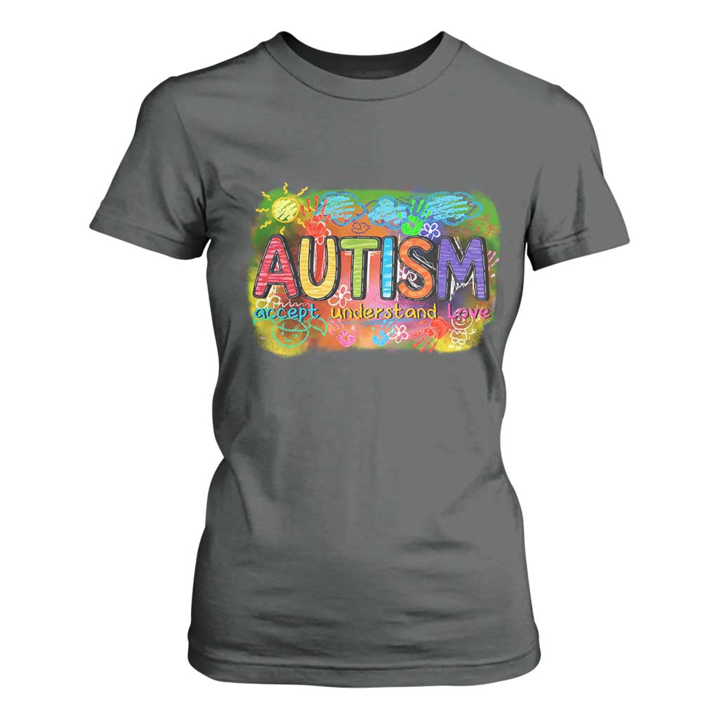 Autism Acceptance T Shirt For Women Accept Understand Love Autistic Support