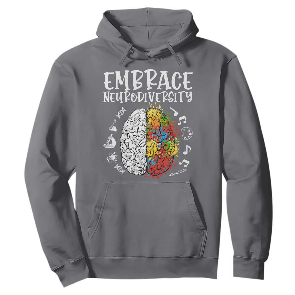 Embrace Neurodiversity Hoodie Autism ASD ADHD Acceptance Support Love
