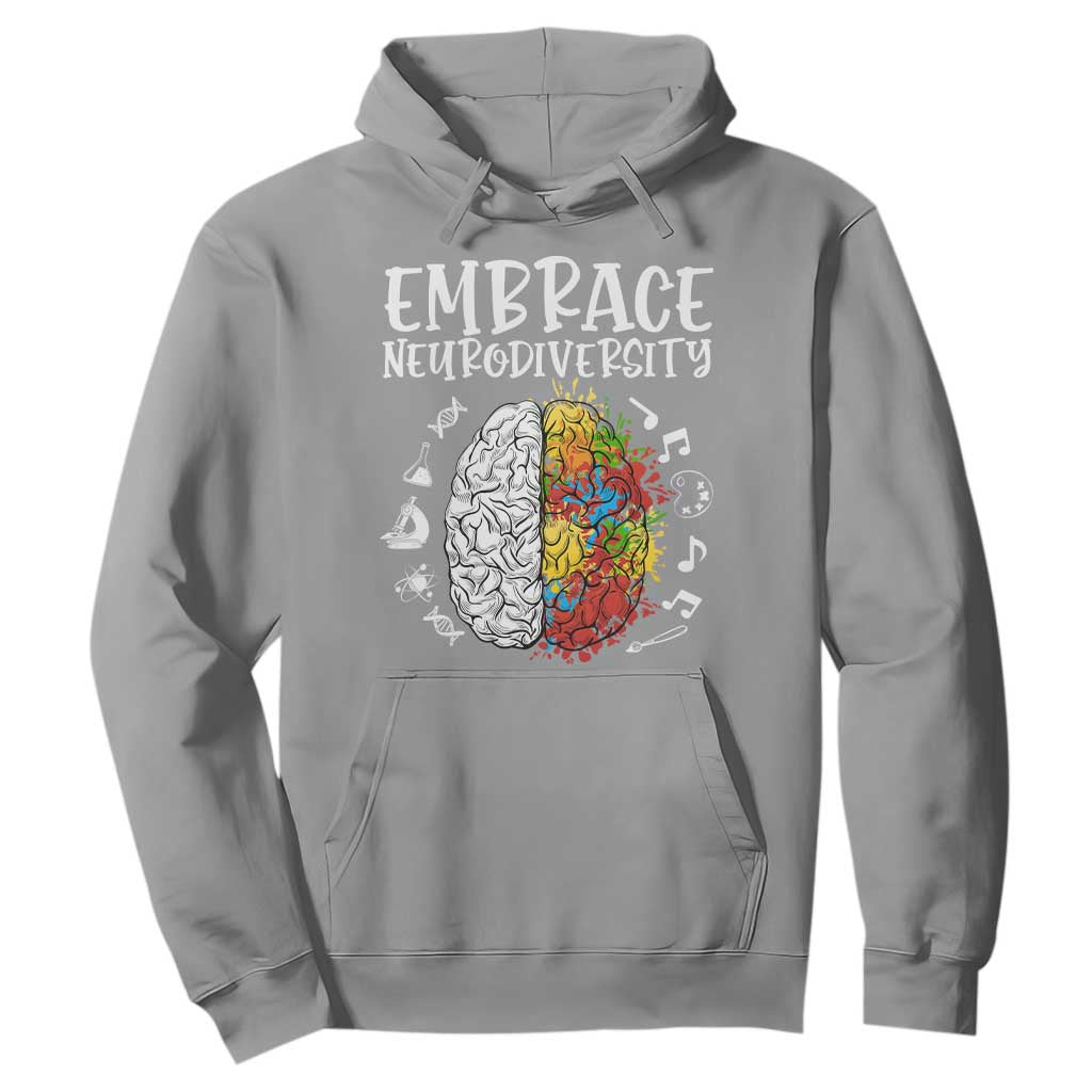 Embrace Neurodiversity Hoodie Autism ASD ADHD Acceptance Support Love