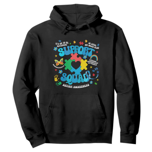 Autism Support Support Squad Hoodie In April We Wear Blue