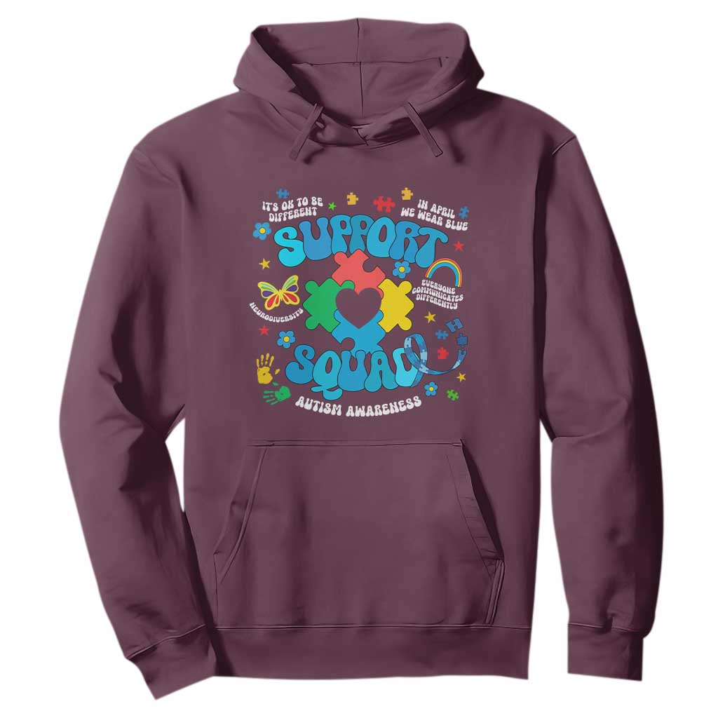 Autism Support Support Squad Hoodie In April We Wear Blue