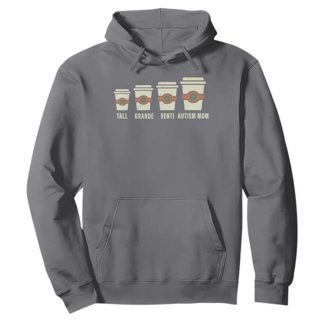 Funny Autism Mom Hoodie Coffee Support Autistic