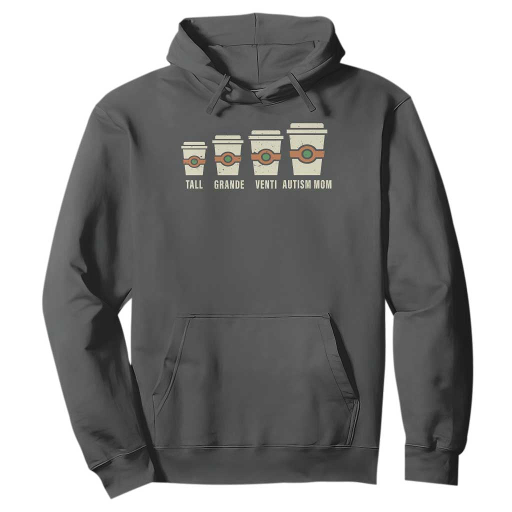 Funny Autism Mom Hoodie Coffee Support Autistic