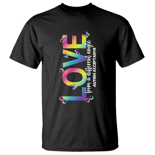 autism-acceptance-t-shirt-love-from-a-different-angle-rainbow-infinity