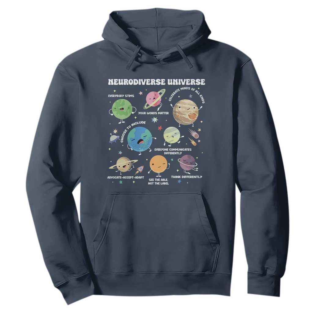 Neurodiverse Universe Hoodie Autism ASD ADHD Neurodiversity Sped Teacher