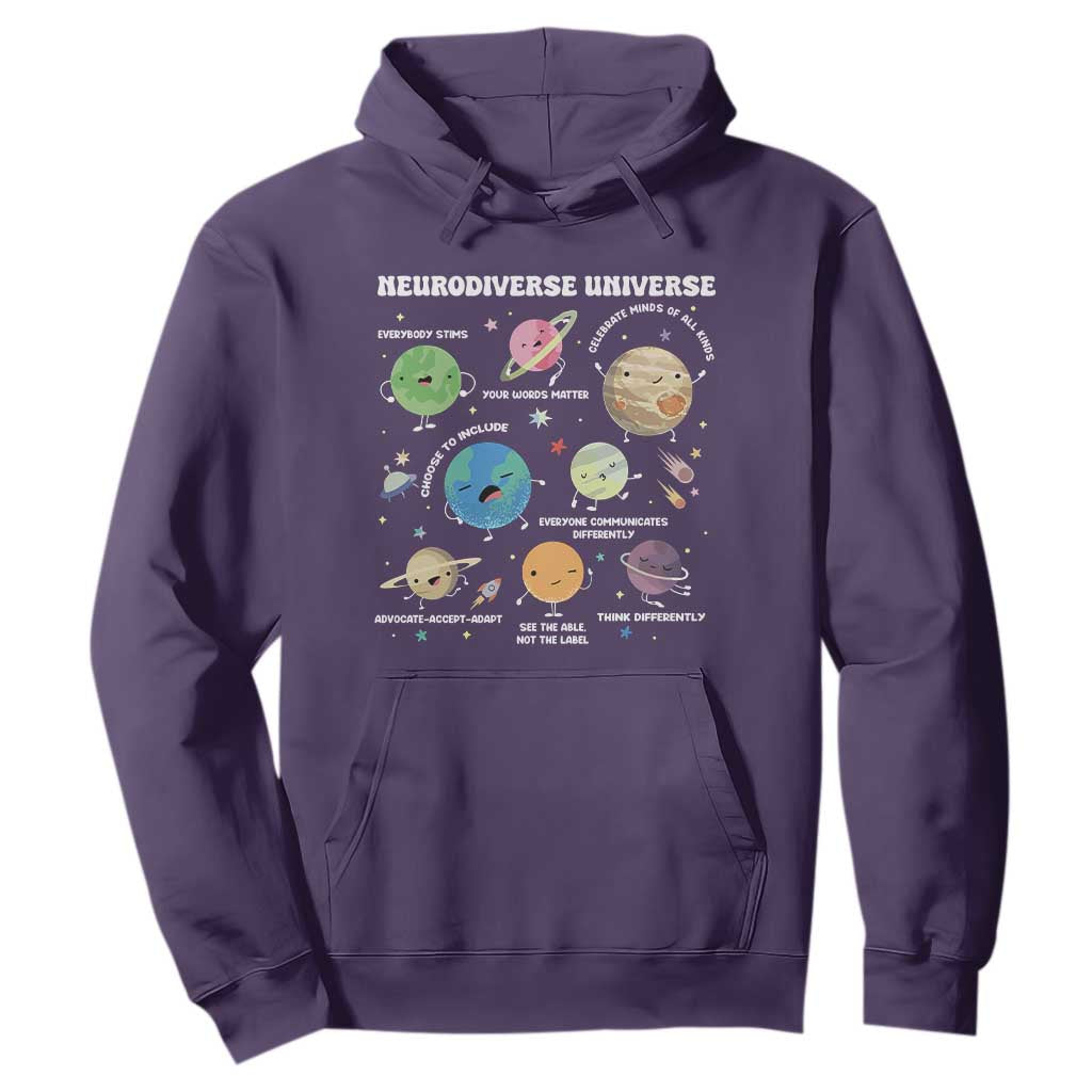 Neurodiverse Universe Hoodie Autism ASD ADHD Neurodiversity Sped Teacher