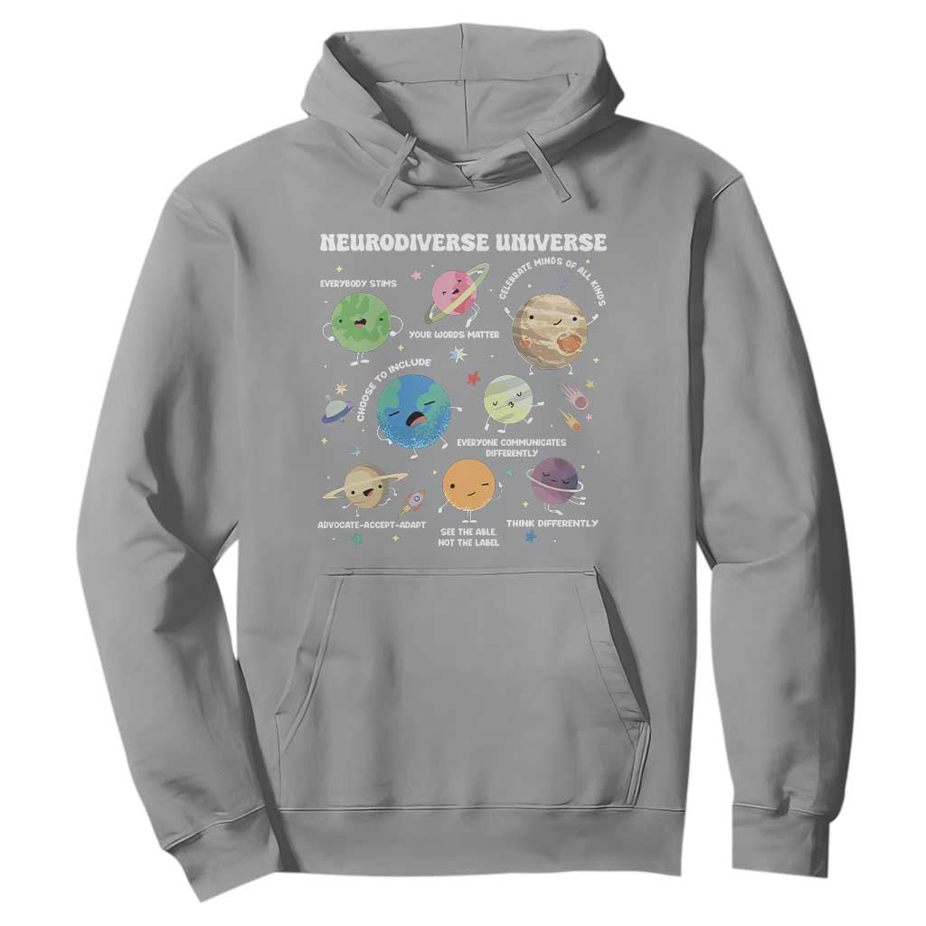 Neurodiverse Universe Hoodie Autism ASD ADHD Neurodiversity Sped Teacher