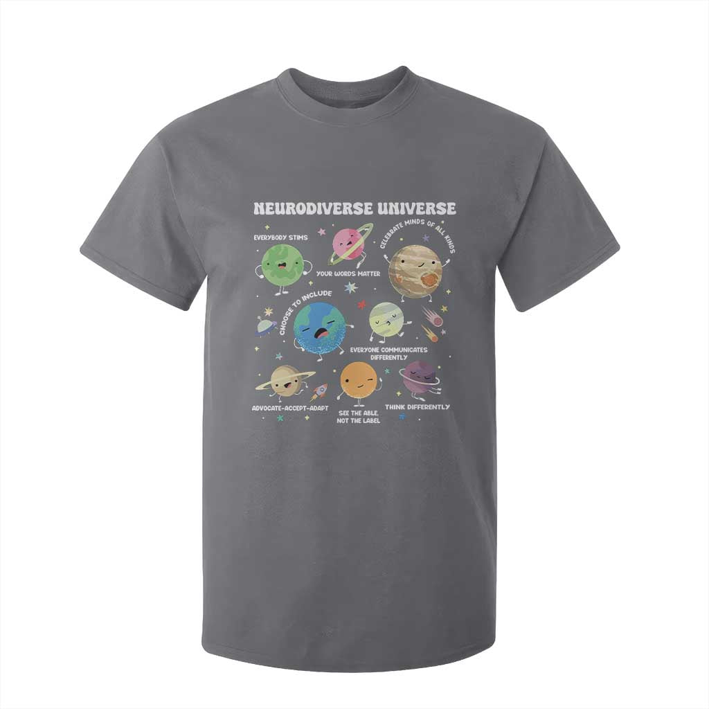 Neurodiverse Universe T Shirt For Kid Autism ASD ADHD Neurodiversity Sped Teacher