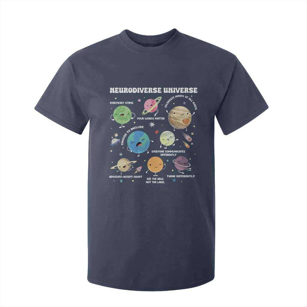 Neurodiverse Universe T Shirt For Kid Autism ASD ADHD Neurodiversity Sped Teacher