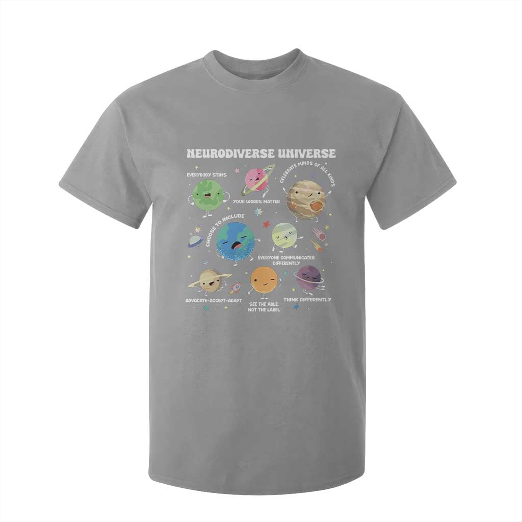 Neurodiverse Universe T Shirt For Kid Autism ASD ADHD Neurodiversity Sped Teacher