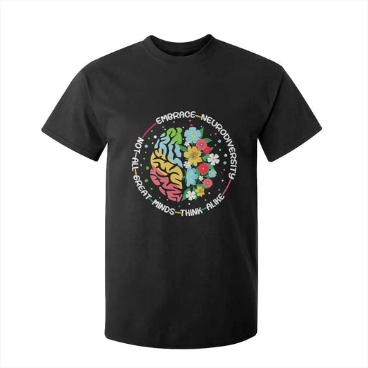 Embrace Neurodiversity T Shirt For Kid Neurodiverse Brain Autism ADHD Autistic