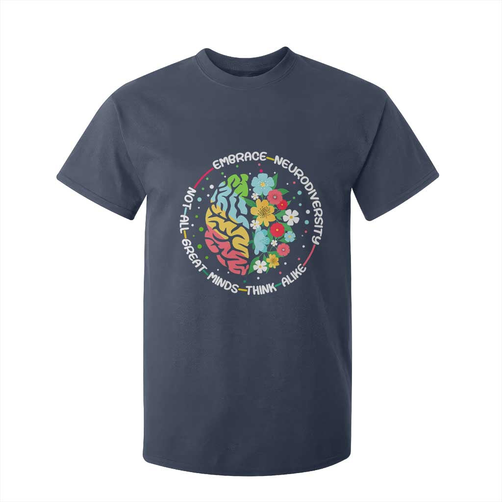 Embrace Neurodiversity T Shirt For Kid Neurodiverse Brain Autism ADHD Autistic
