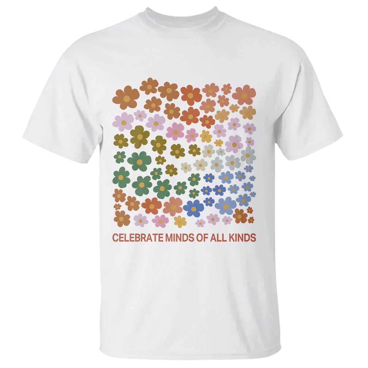 neurodiversity-boho-floral-t-shirt-celebrate-minds-of-all-kinds-autism-adhd-asd