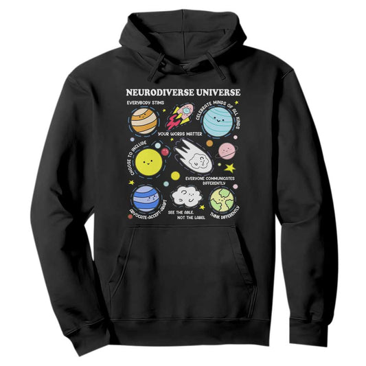 Neurodiverse Universe Hoodie Autism ADHD ASD Neurodiversity