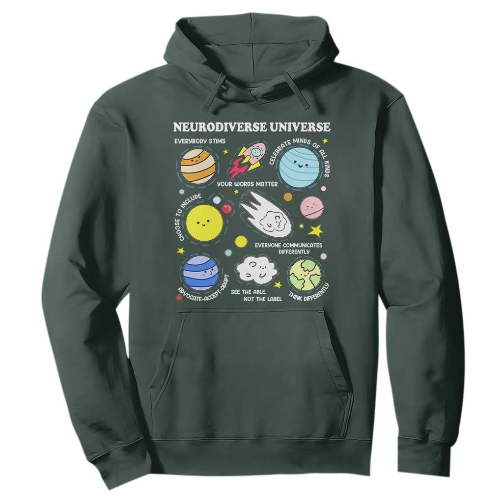 Neurodiverse Universe Hoodie Autism ADHD ASD Neurodiversity