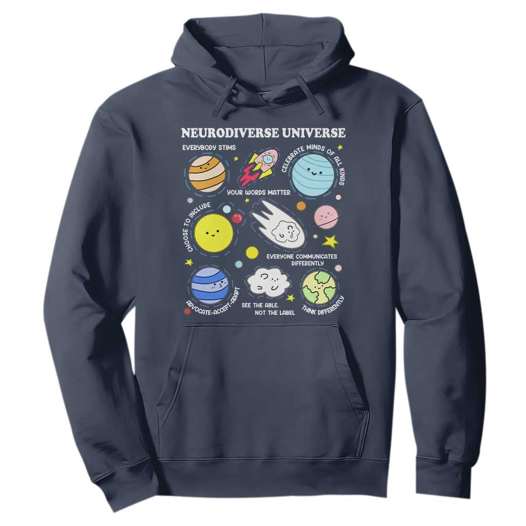 Neurodiverse Universe Hoodie Autism ADHD ASD Neurodiversity