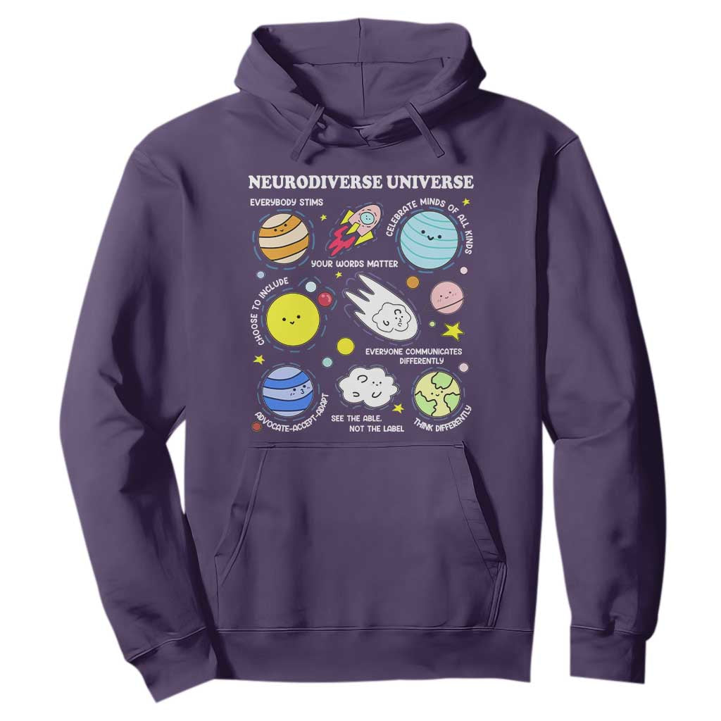 Neurodiverse Universe Hoodie Autism ADHD ASD Neurodiversity