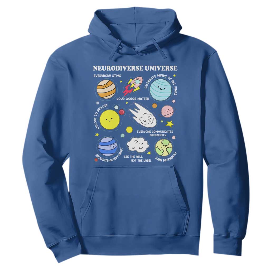 Neurodiverse Universe Hoodie Autism ADHD ASD Neurodiversity