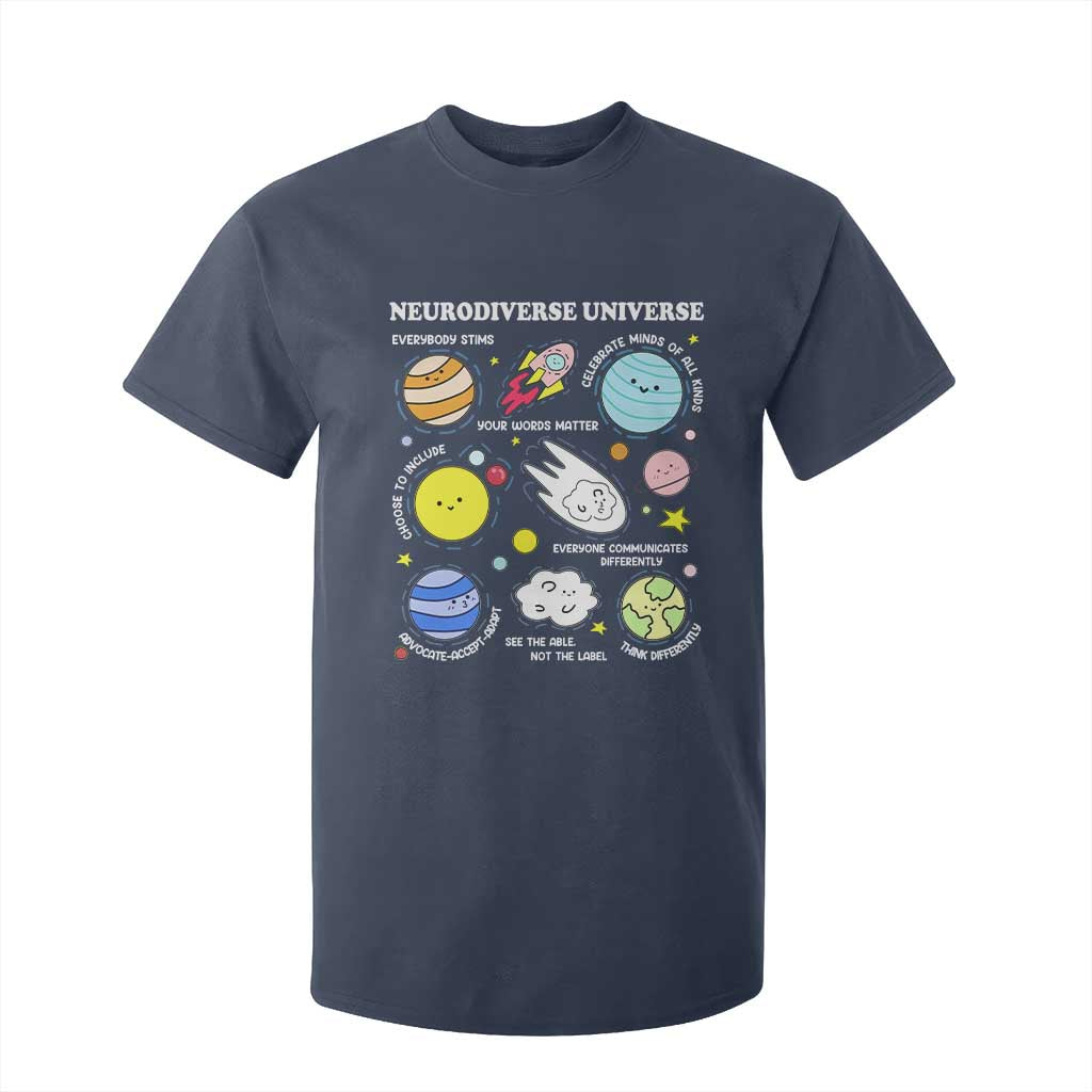Neurodiverse Universe T Shirt For Kid Autism ADHD ASD Neurodiversity