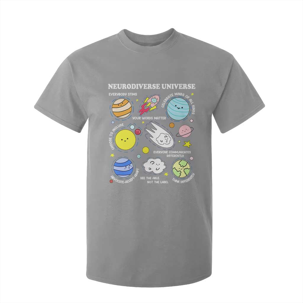 Neurodiverse Universe T Shirt For Kid Autism ADHD ASD Neurodiversity
