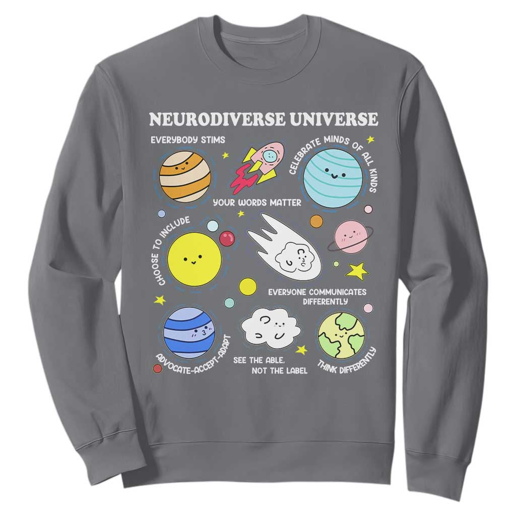 Neurodiverse Universe Sweatshirt Autism ADHD ASD Neurodiversity