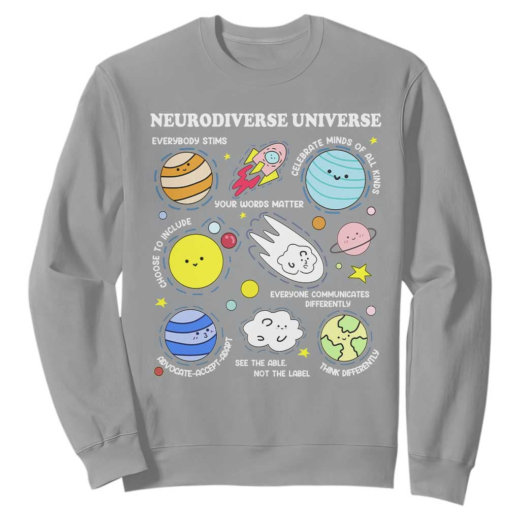 Neurodiverse Universe Sweatshirt Autism ADHD ASD Neurodiversity