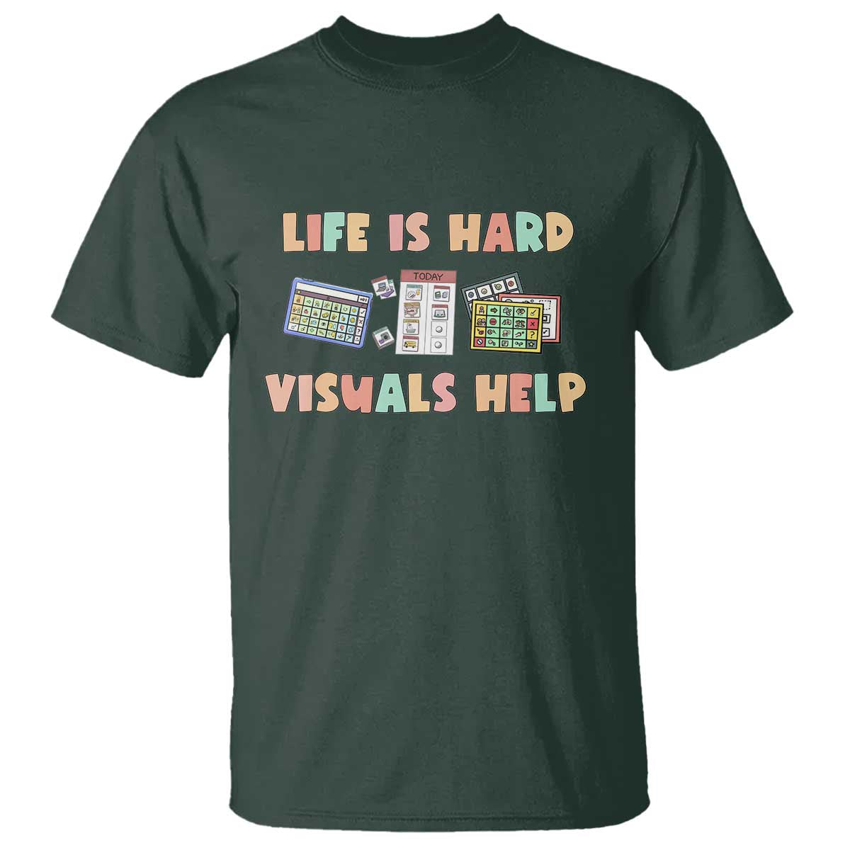 special-education-t-shirt-life-is-hard-visuals-help-sped-teacher