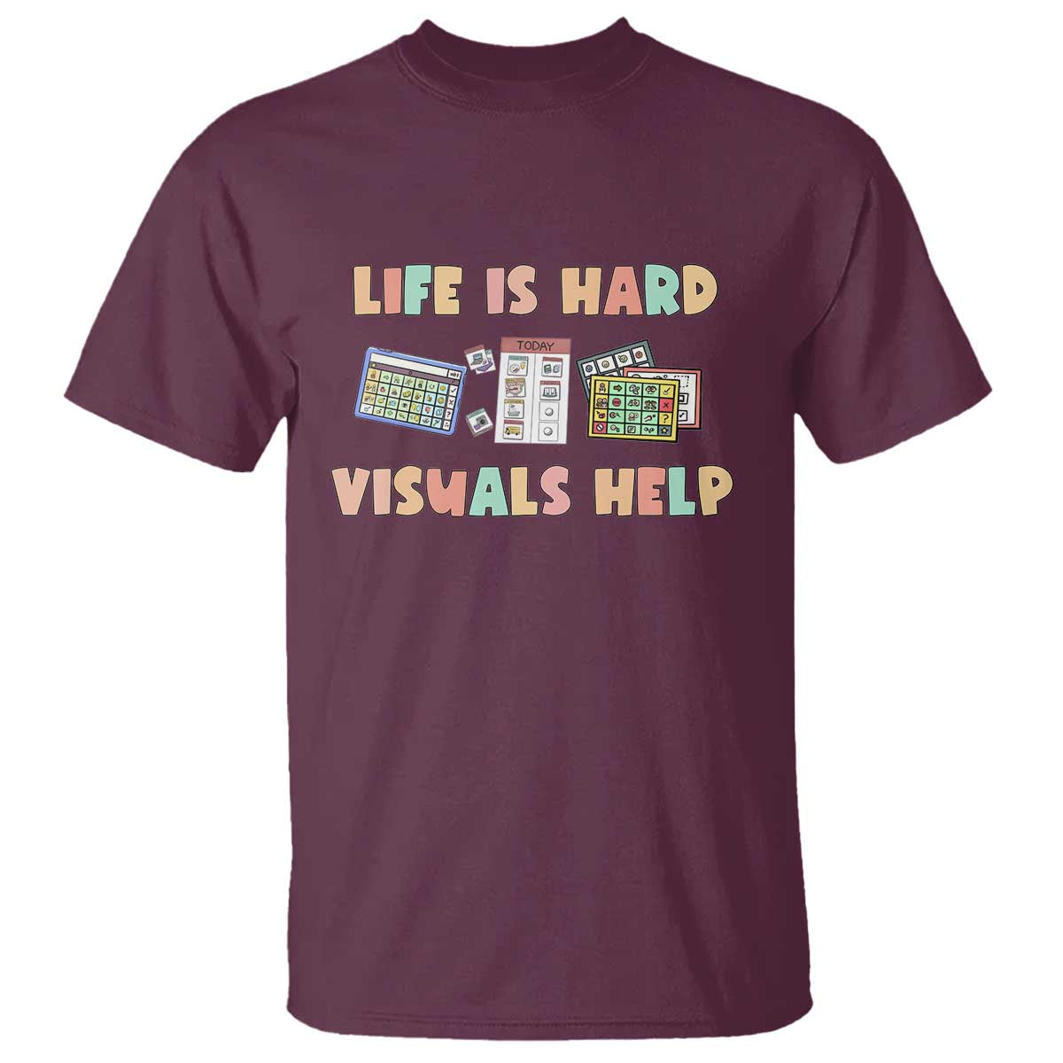special-education-t-shirt-life-is-hard-visuals-help-sped-teacher