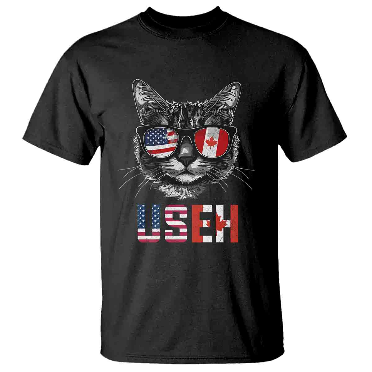 cool-american-canadan-cat-t-shirt-us-eh-american-canada-flag-funny
