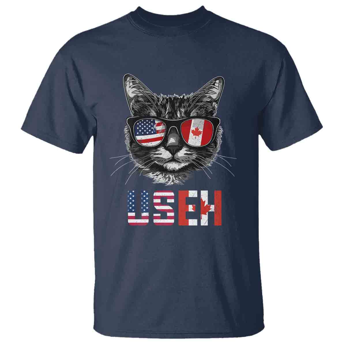 cool-american-canadan-cat-t-shirt-us-eh-american-canada-flag-funny